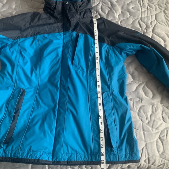 Columbia Women’s Interchange Waterproof Coat Blue/Black Size L - Picture 6 of 14